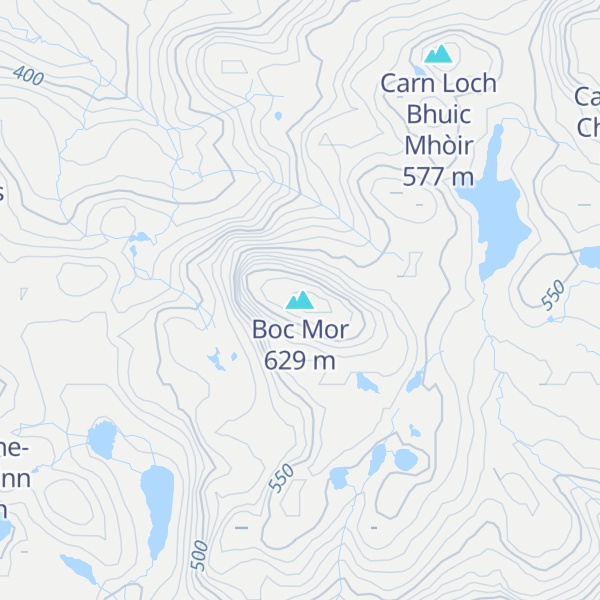 Map of Boc Mor
