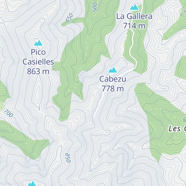 Map of Pico Trapa