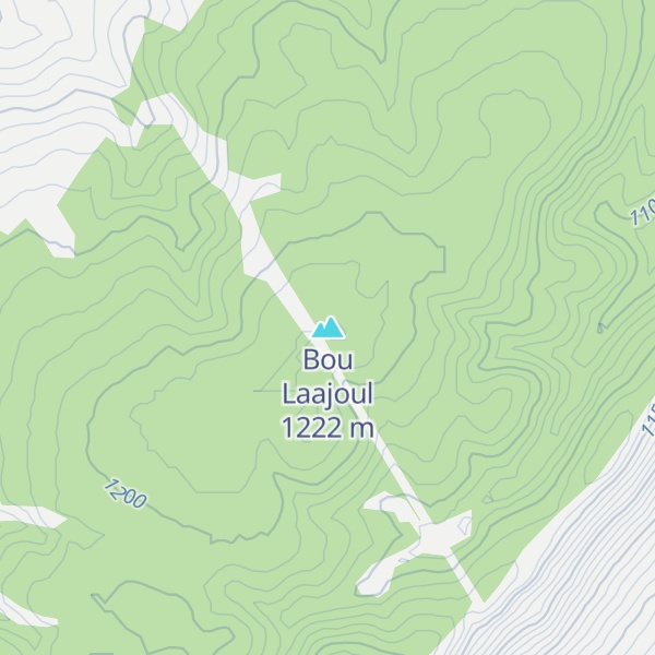 Map of Bou Laajoul