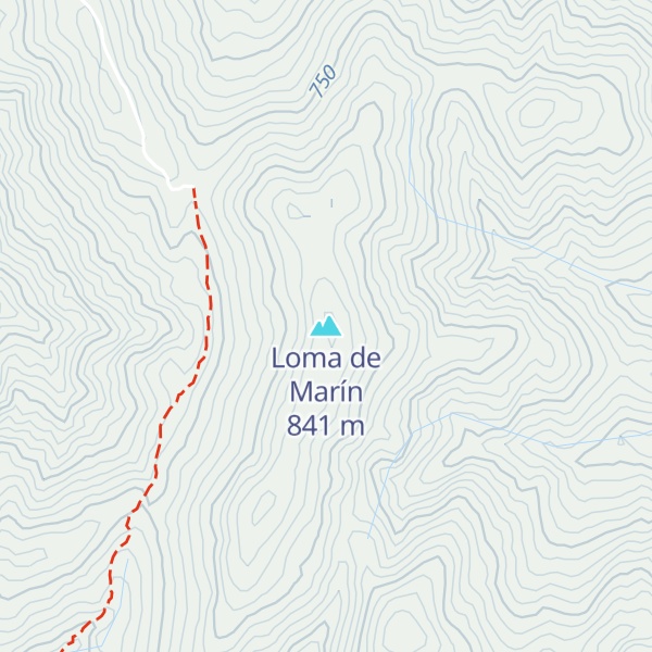 Map of Loma de Marín