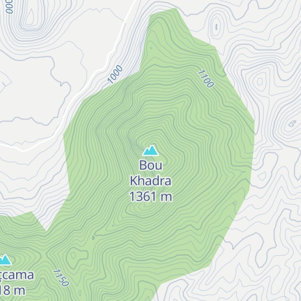 Map of Bou Khadra