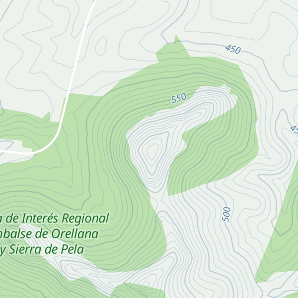 Map of Cerro del Bravo