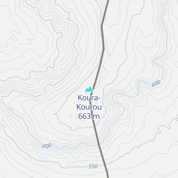 Map of Koura-Kourou