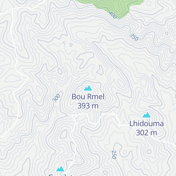 Map of Bou Rmel