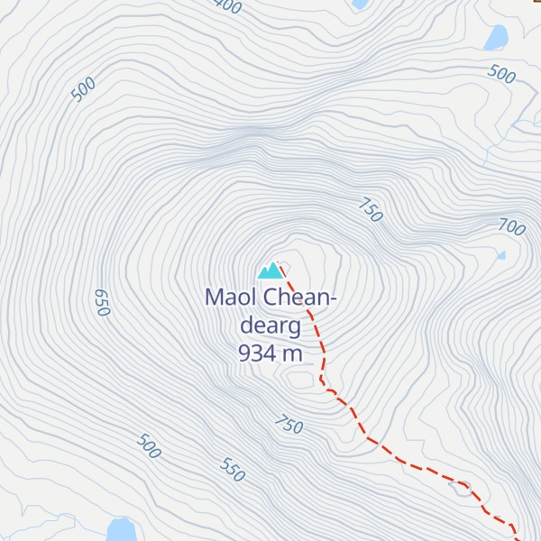 Map of Maol Chean-dearg
