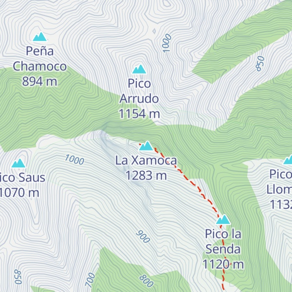 Map of La Xamoca