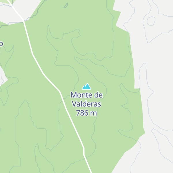 Map of Monte de Valderas
