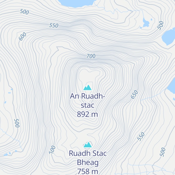 Map of An Ruadh-stac