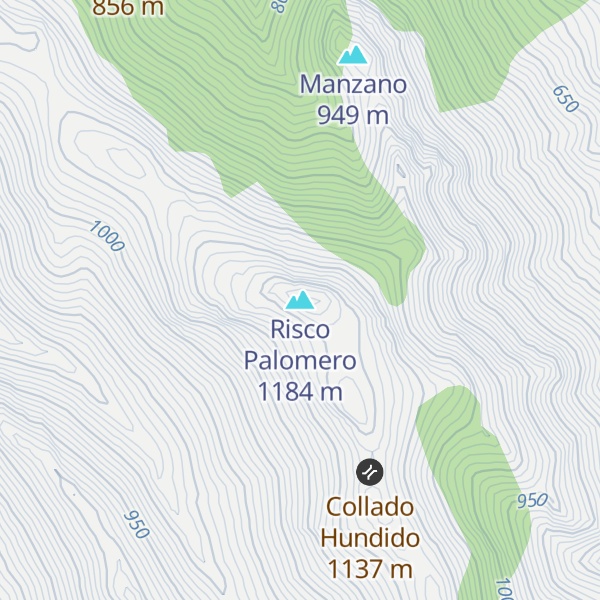 Map of Risco Palomero