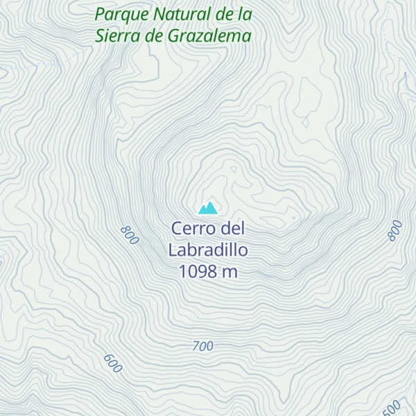 Map of Cerro del Labradillo