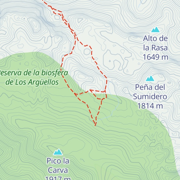 Map of Choza de Sancenas
