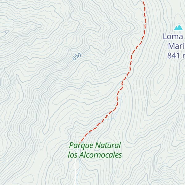 Map of Cerro del Gavilán