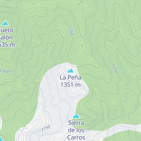 Map of La Peña