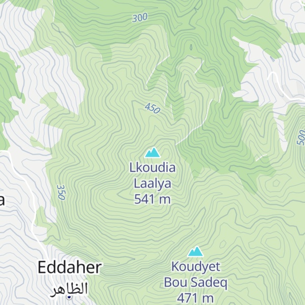 Map of Lkoudia Laalya