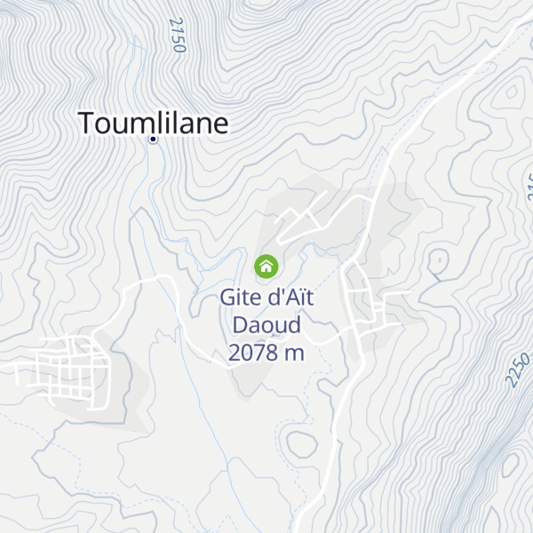 Map of Gite d'Aït Daoud