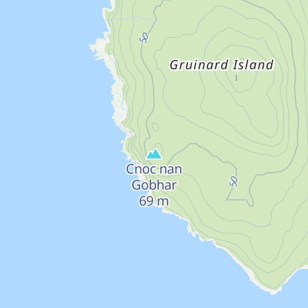 Map of Cnoc nan Gobhar