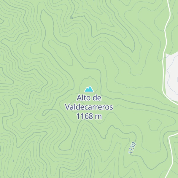 Map of Alto de Valdecarreros