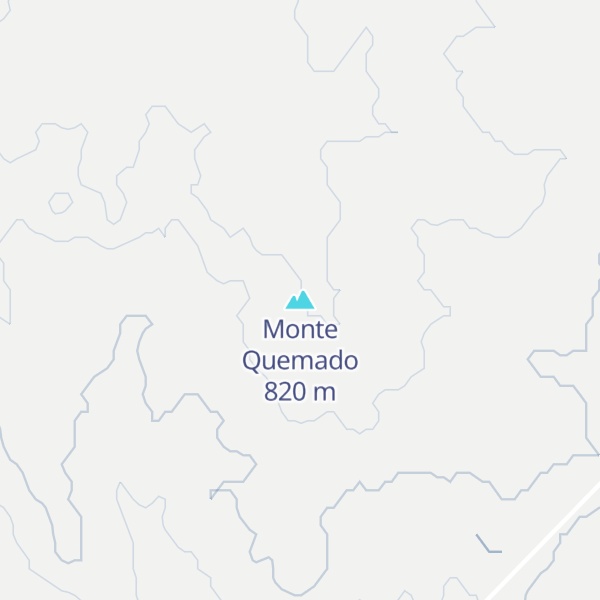 Map of Monte Quemado