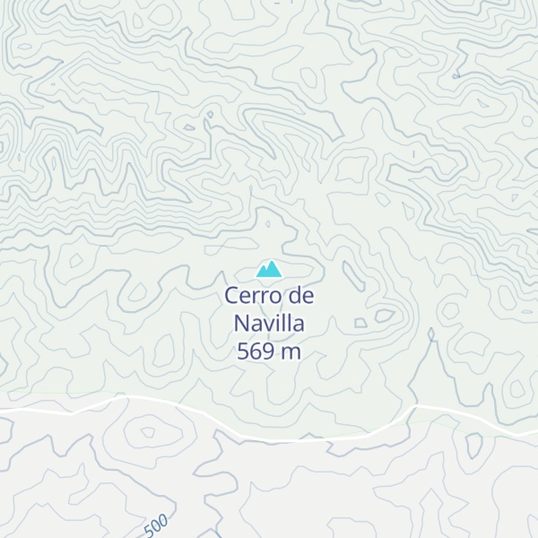Map of Cerro de Navilla