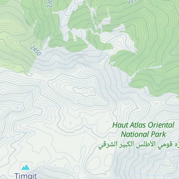 Map of Jebel Taoudelf