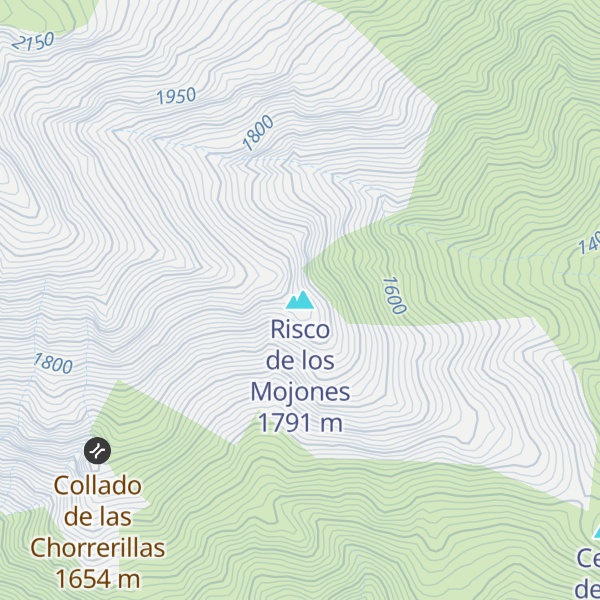 Map of Risco de los Mojones