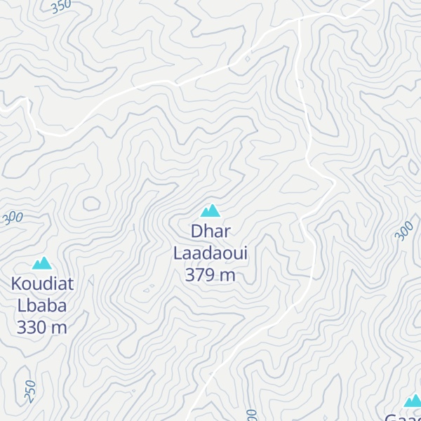 Map of Dhar Laadaoui