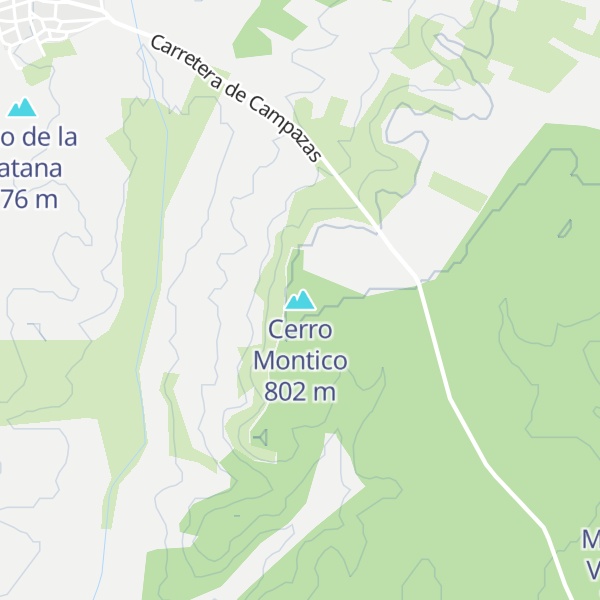 Map of Cerro Montico