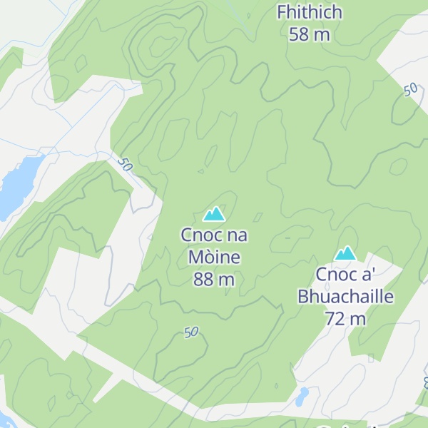Map of Cnoc na Mòine