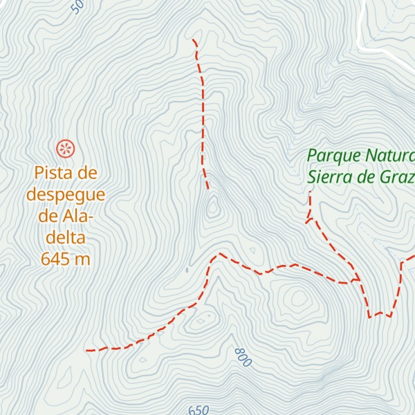 Map of Pico Albarracín