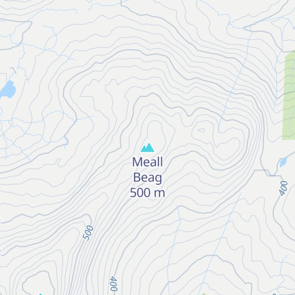 Map of Meall Beag