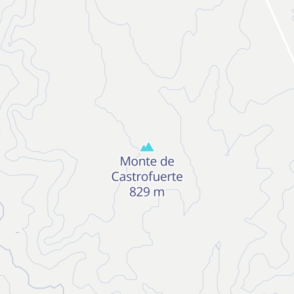 Map of Monte de Castrofuerte