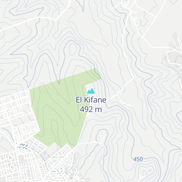 Map of El Kifane