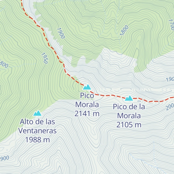 Map of Pico Morala