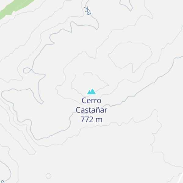 Map of Cerro Castañar