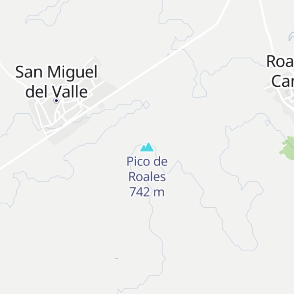Map of Pico de Roales