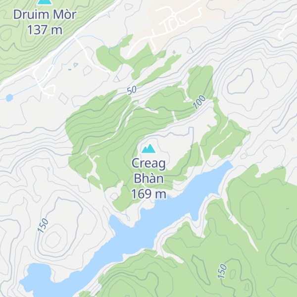 Map of Creag Bhàn