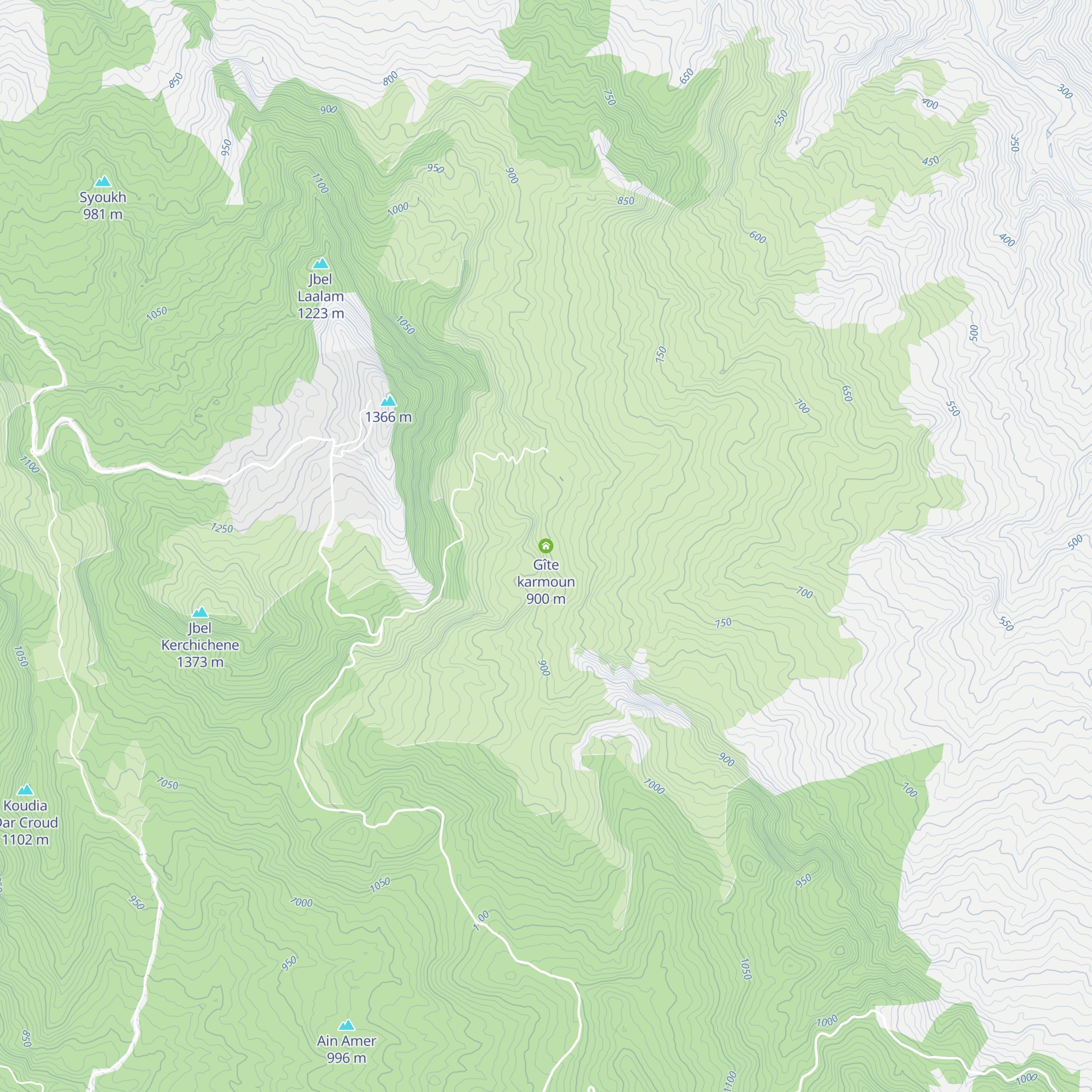 Gîte karmoun map