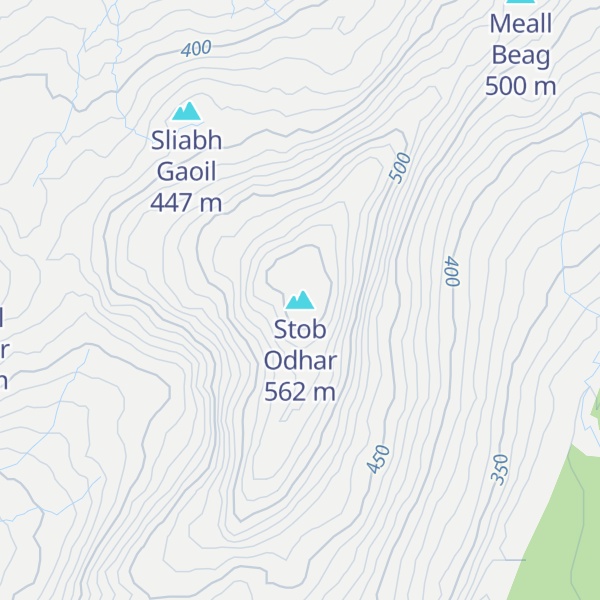 Map of Stob Odhar