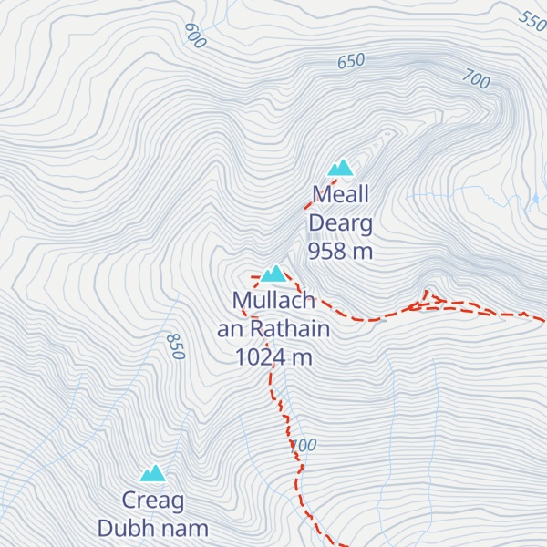 Map of Mullach an Rathain