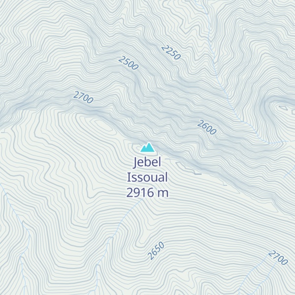 Map of Jebel Issoual