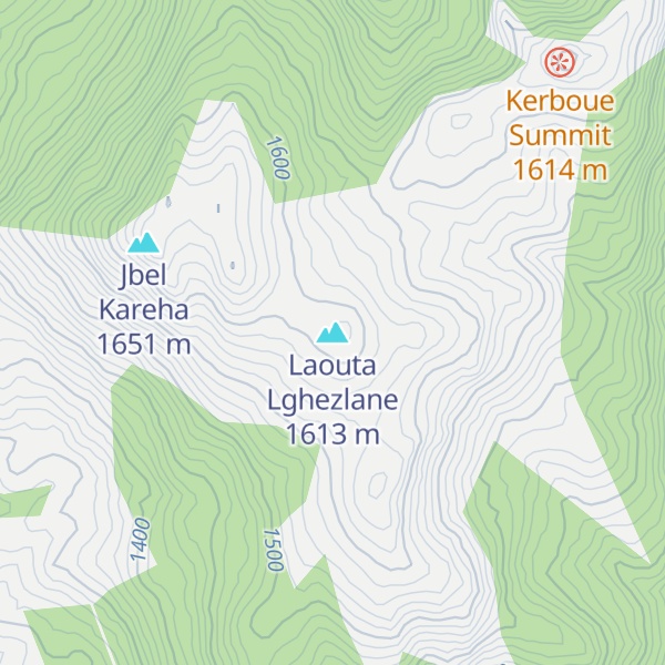 Map of Laouta Lghezlane