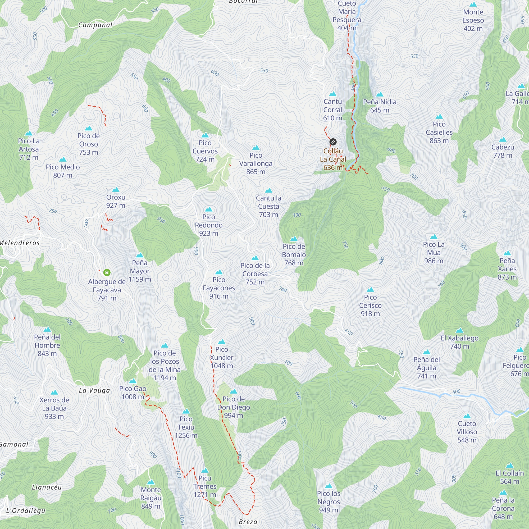 Albergue de Cobagal map