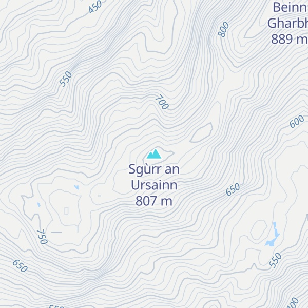 Map of Sgùrr an Ursainn