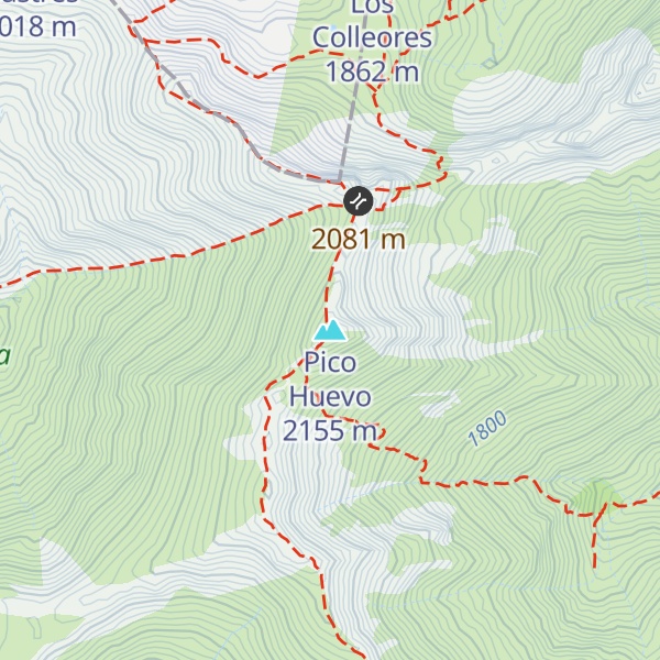 Map of Pico Huevo