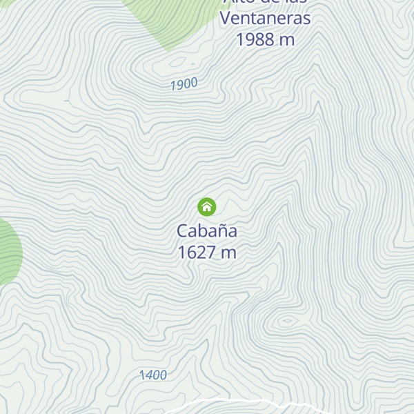 Map of Cabaña