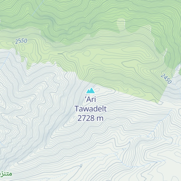 Map of ’Ari Tawadelt