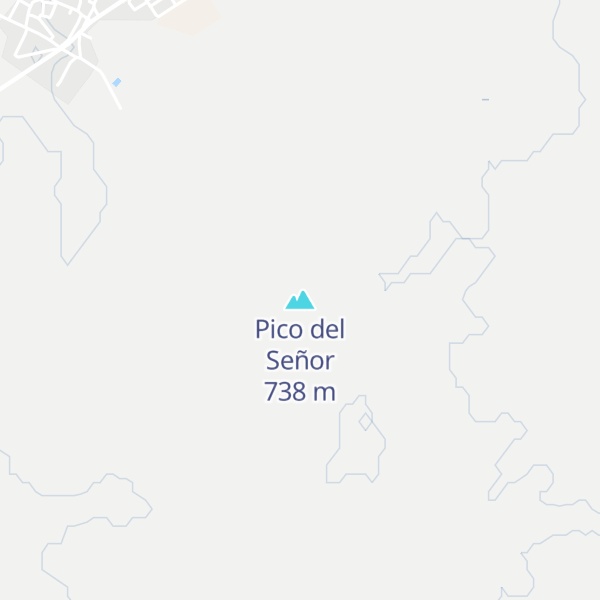 Map of Pico del Señor