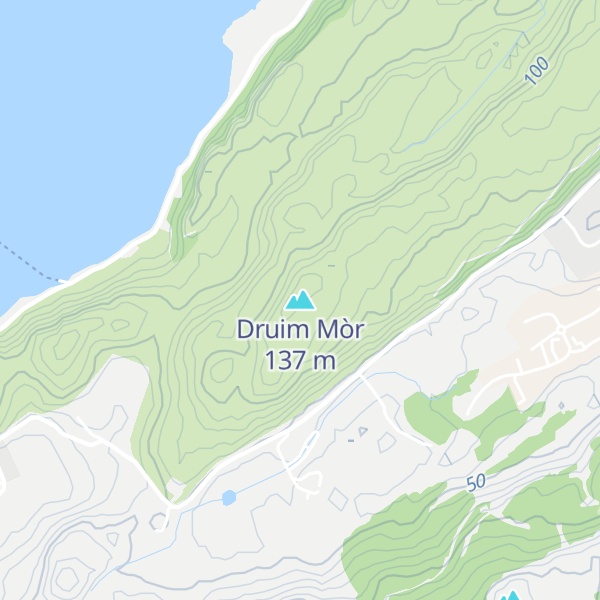 Map of Druim Mòr