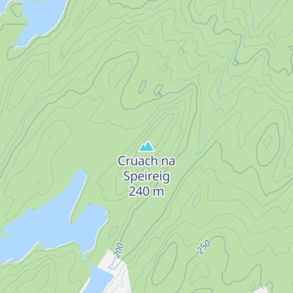 Map of Cruach na Speireig