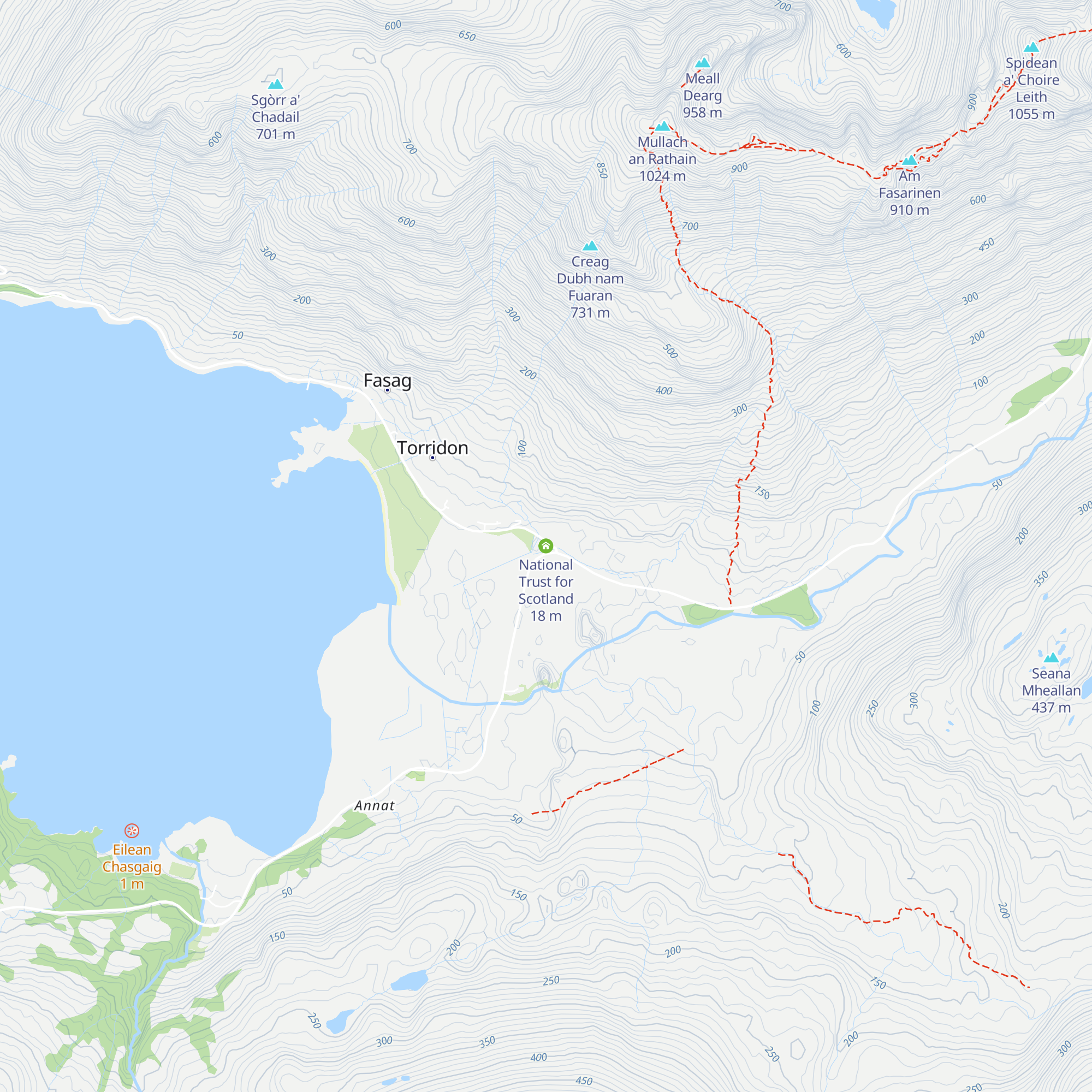 National Trust for Scotland map